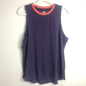 Avia Purple Neon Collar Muscle Tank‎ Workout Sports Gym